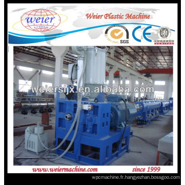 Machine de pipe HDPE pipe à eau ligne de production/plastique
